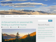 Tablet Screenshot of corilives.com